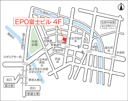 アートネイチャー 富士店 地図画像