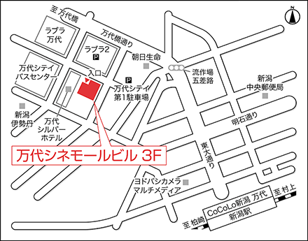 アートネイチャー 新潟店 地図画像