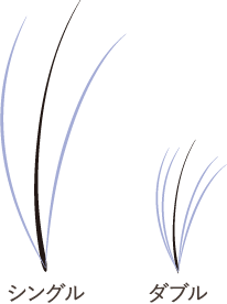 シングル ダブル