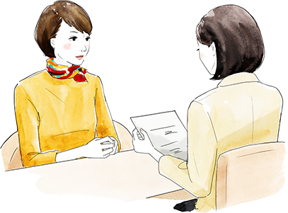 髪形を決める