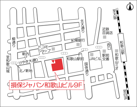 アートネイチャー レディース和歌山サロン 地図画像