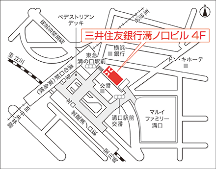 アートネイチャー レディース溝の口サロン 地図画像