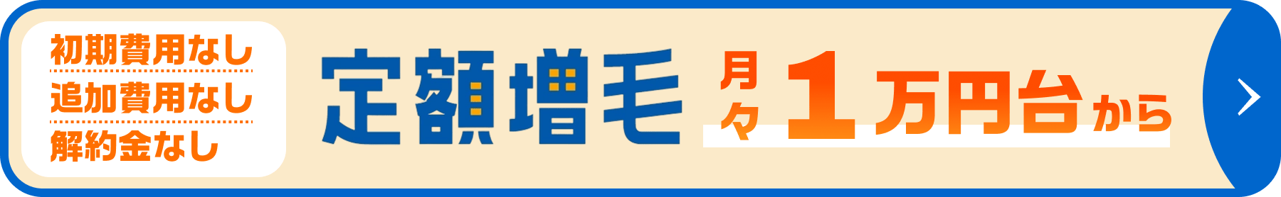 定額増毛　初期費用なし　追加費用なし　解約金なし月々1万円台から