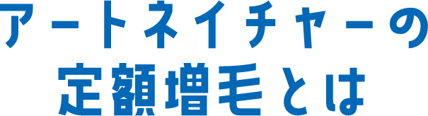 アートネイチャーの定額増毛とは