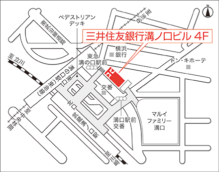 アートネイチャー 溝の口店 地図画像