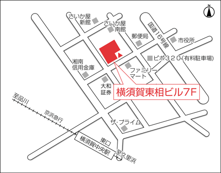 アートネイチャー 横須賀店 地図画像