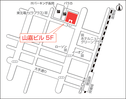 アートネイチャー 長岡店 地図画像