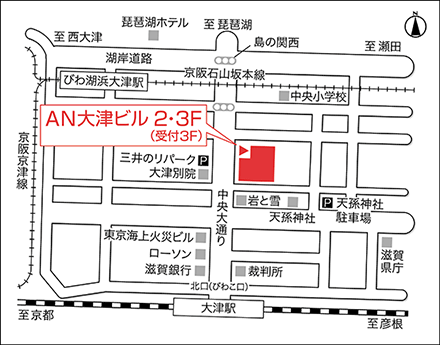 アートネイチャー 大津店 地図画像