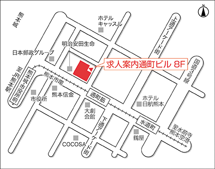 アートネイチャー 熊本店 地図画像