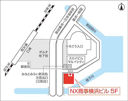 アートネイチャー 横浜店 地図画像