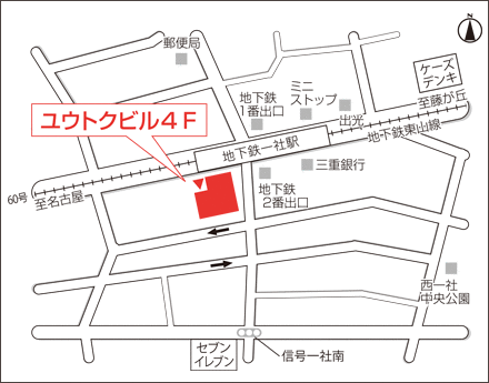 アートネイチャー 名古屋東店 地図画像