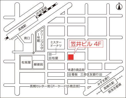 アートネイチャー 高槻店 地図画像